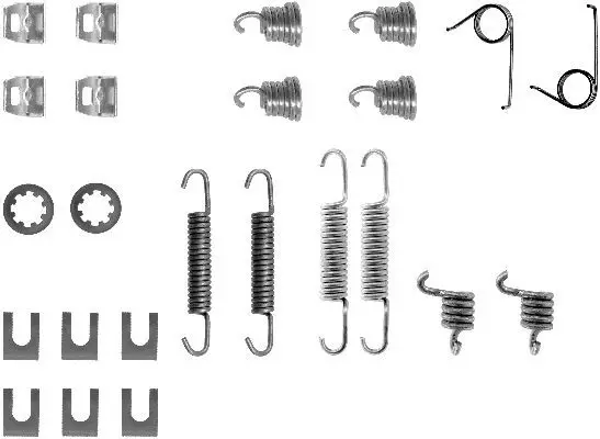 Handler.Part Accessory kit, brake shoes MINTEX MBA554 1