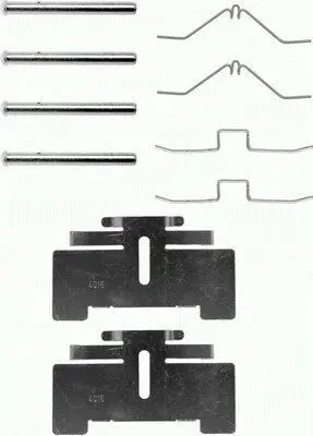 Handler.Part Accessory kit, disc brake pads MINTEX MBA974 1