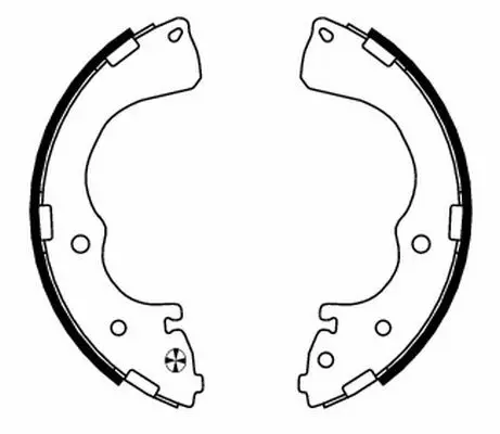 Handler.Part Brake shoe set MINTEX MFR632 1