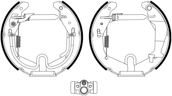 Handler.Part Brake shoe set MINTEX MSP330 1