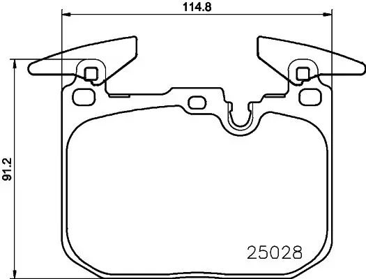 Handler.Part Brake pad set, disc brake MINTEX MDB3259 1