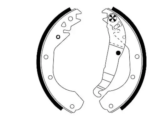 Handler.Part Brake shoe set MINTEX MFR181 1