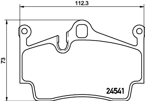 Handler.Part Brake pad set, disc brake MINTEX MDB2889 1