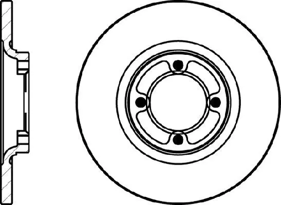 Handler.Part Brake disc MINTEX MDC1108 1