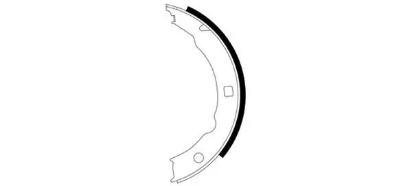 Handler.Part Brake shoe set, parking brake MINTEX MFR493 1