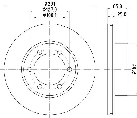 Handler.Part Brake disc MINTEX MDC1819 1