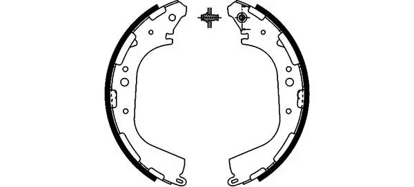 Handler.Part Brake shoe set MINTEX MFR529 1