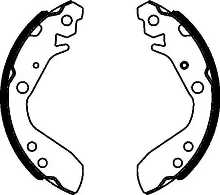 Handler.Part Brake shoe set MINTEX MFR699 1