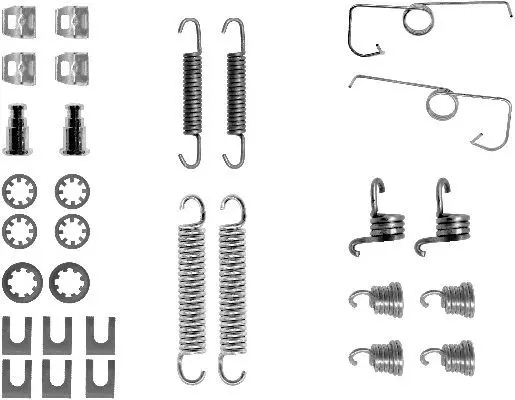 Handler.Part Accessory kit, brake shoes MINTEX MBA644 1