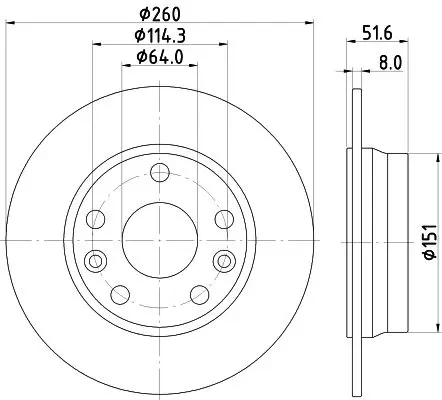 Handler.Part Brake shoe set MINTEX MFR416 1