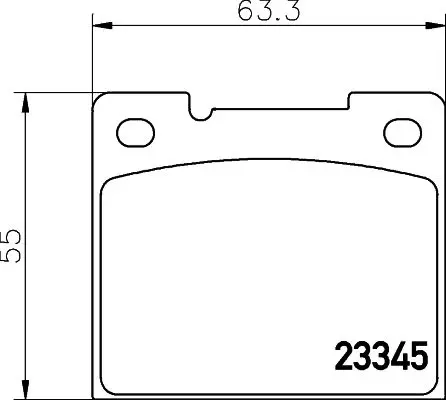 Handler.Part Brake pad set, disc brake MINTEX MDB1723 1