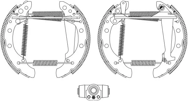 Handler.Part Brake shoe set MINTEX MSP105 1