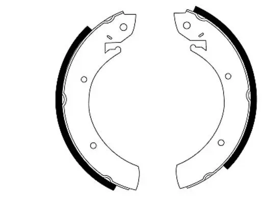 Handler.Part Brake shoe set MINTEX MGR48 1