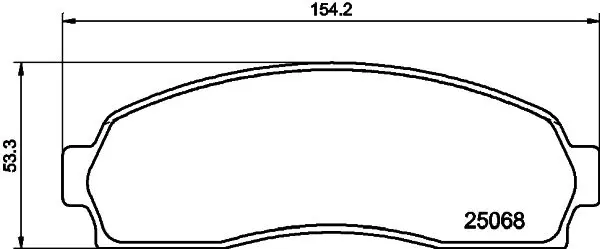 Handler.Part Brake pad set, disc brake MINTEX MDB2086 1