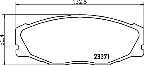 Handler.Part Brake pad set, disc brake MINTEX MDB2235 1