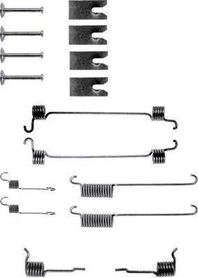 Handler.Part Accessory kit, brake shoes MINTEX MBA731 1