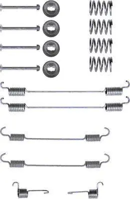 Handler.Part Accessory kit, brake shoes MINTEX MBA750 1