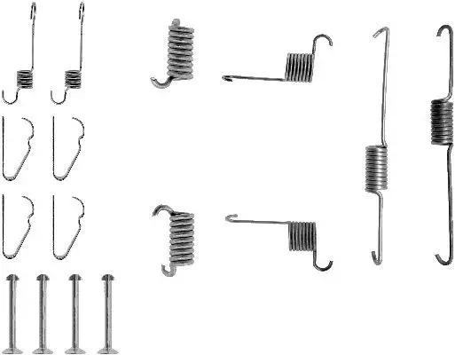 Handler.Part Accessory kit, brake shoes MINTEX MBA661 1