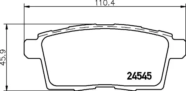 Handler.Part Brake pad set, disc brake MINTEX MDB2886 1