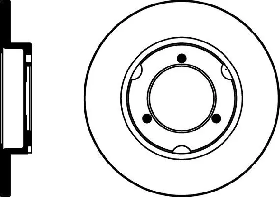 Handler.Part Brake disc MINTEX MDC1167 1