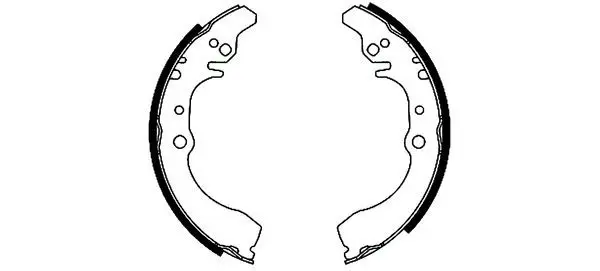 Handler.Part Brake shoe set MINTEX MFR523 1