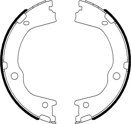 Handler.Part Brake shoe set, parking brake MINTEX MFR669 1