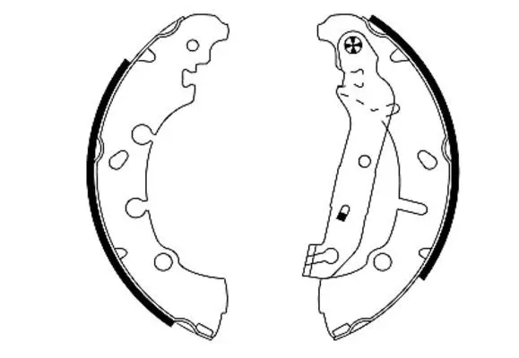 Handler.Part Brake shoe set MINTEX MFR516 1