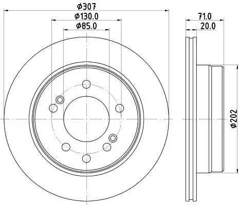 Handler.Part Brake disc MINTEX MDC2635 1