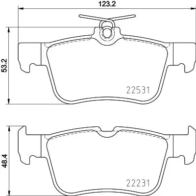 Handler.Part Brake pad set, disc brake MINTEX MDB3950 1