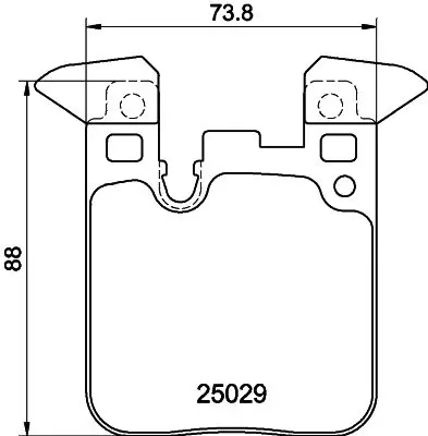 Handler.Part Brake pad set, disc brake MINTEX MDB3269 1