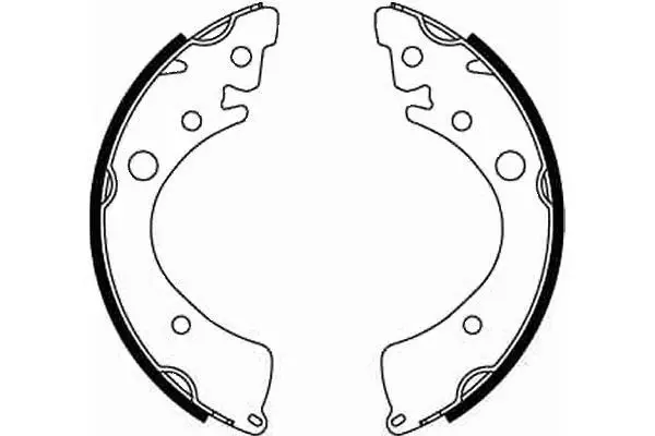 Handler.Part Brake shoe set MINTEX MFR206 1