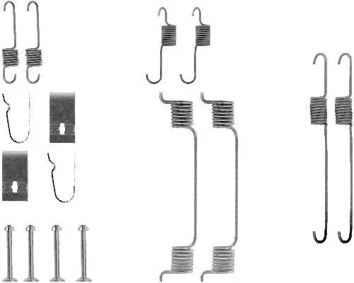 Handler.Part Accessory kit, brake shoes MINTEX MBA700 1