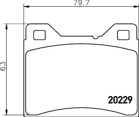 Handler.Part Brake pad set, disc brake MINTEX MDB1026 1