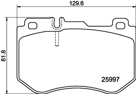 Handler.Part Brake pad set, disc brake MINTEX MDB3705 1