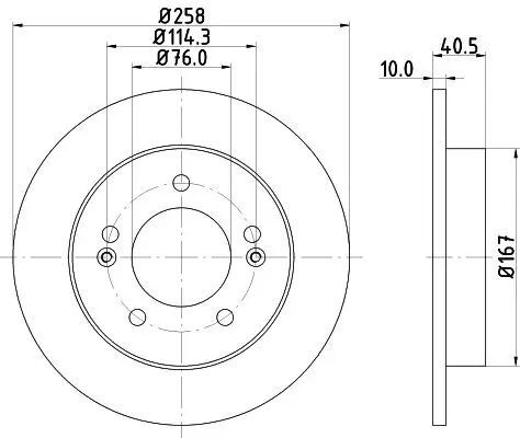 Handler.Part Brake disc MINTEX MDC2239 1