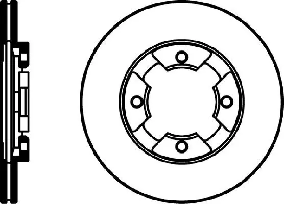 Handler.Part Brake disc MINTEX MDC348 1