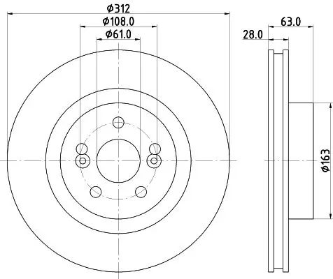 Handler.Part Brake disc MINTEX MDC2022 1