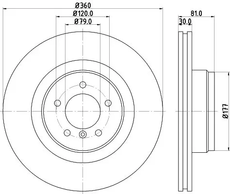 Handler.Part Brake disc MINTEX MDC1941 1