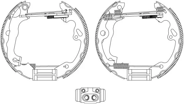 Handler.Part Brake shoe set MINTEX MSP174 1