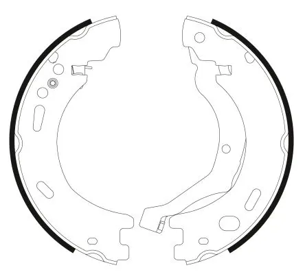 Handler.Part Brake shoe set, parking brake MINTEX MFR712 1