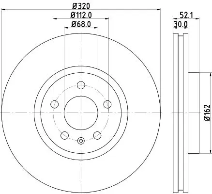 Handler.Part Brake disc MINTEX MDC2263 1