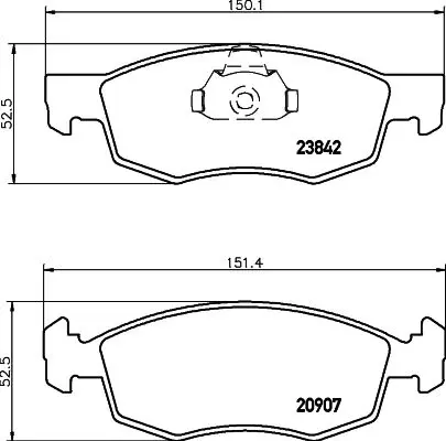 Handler.Part Brake drum MINTEX MBD260 1