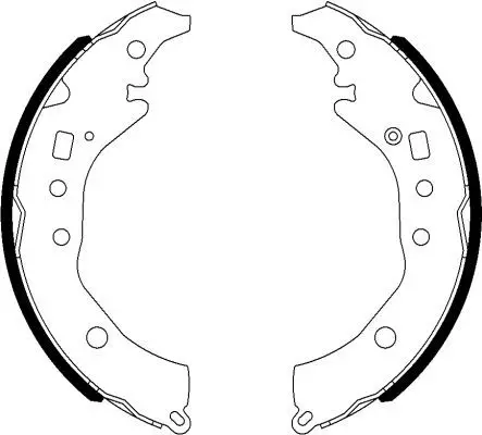 Handler.Part Brake shoe set MINTEX MFR686 1