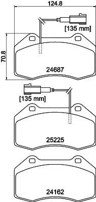 Handler.Part Brake pad set, disc brake MINTEX MDB3207 1