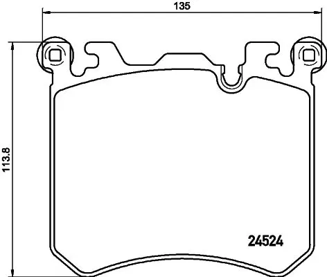 Handler.Part Brake pad set, disc brake MINTEX MDB3128 1