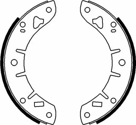 Handler.Part Brake shoe set MINTEX MLR47 1