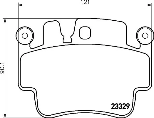 Handler.Part Brake pad set, disc brake MINTEX MDB2417 1