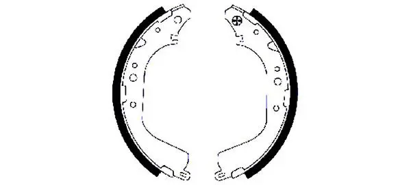 Handler.Part Brake shoe set MINTEX MFR530 1