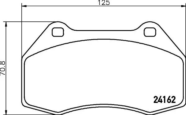 Handler.Part Brake pad set, disc brake MINTEX MDB2725 1