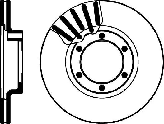 Handler.Part Brake disc MINTEX MDC674 1